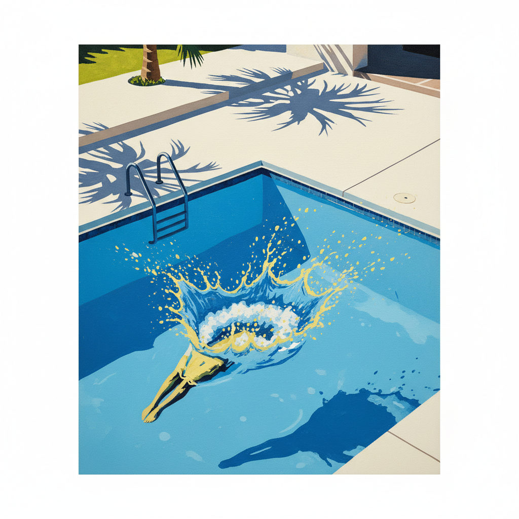 A Bigger Splash — David Hockney