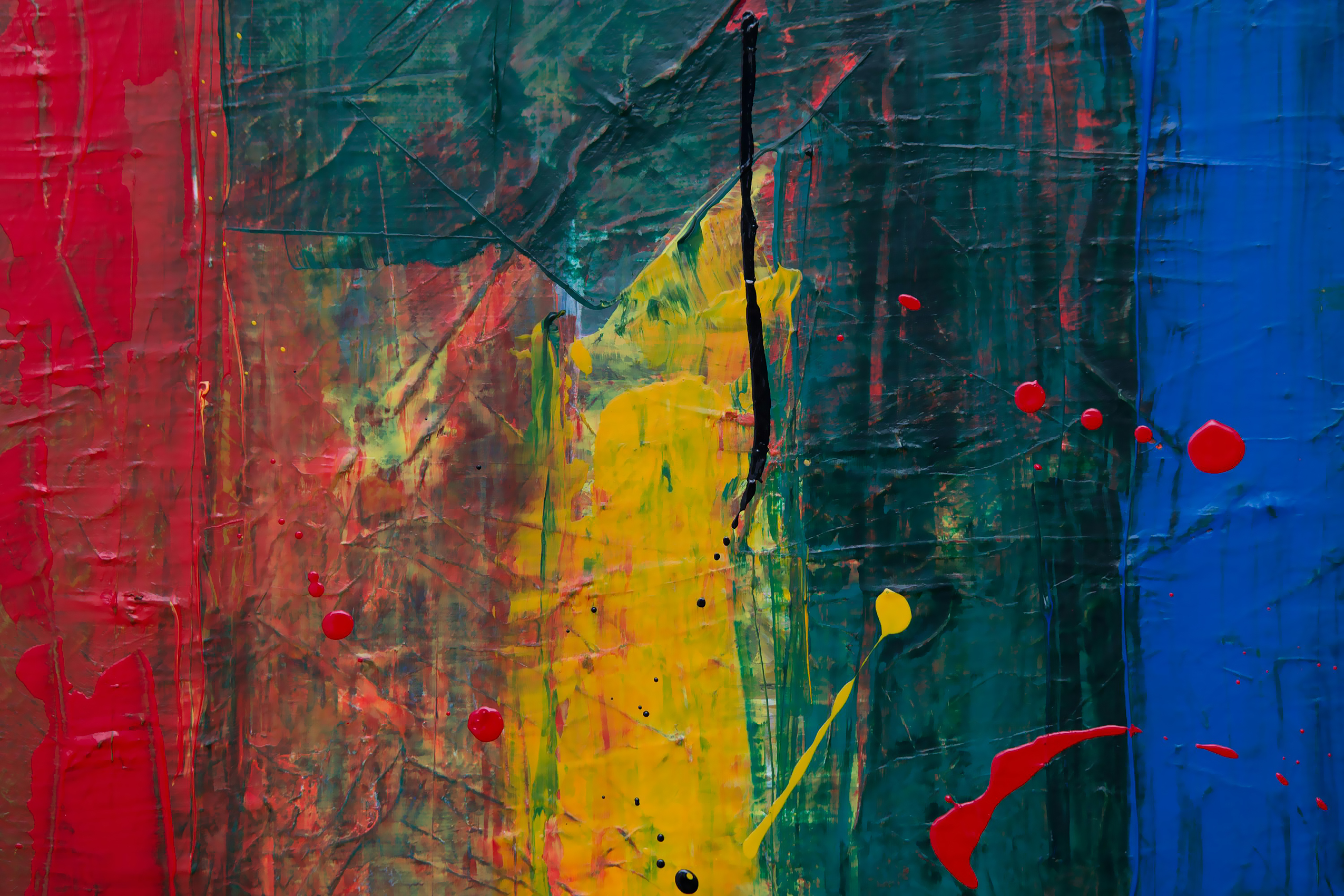 Abstract Color Splatter