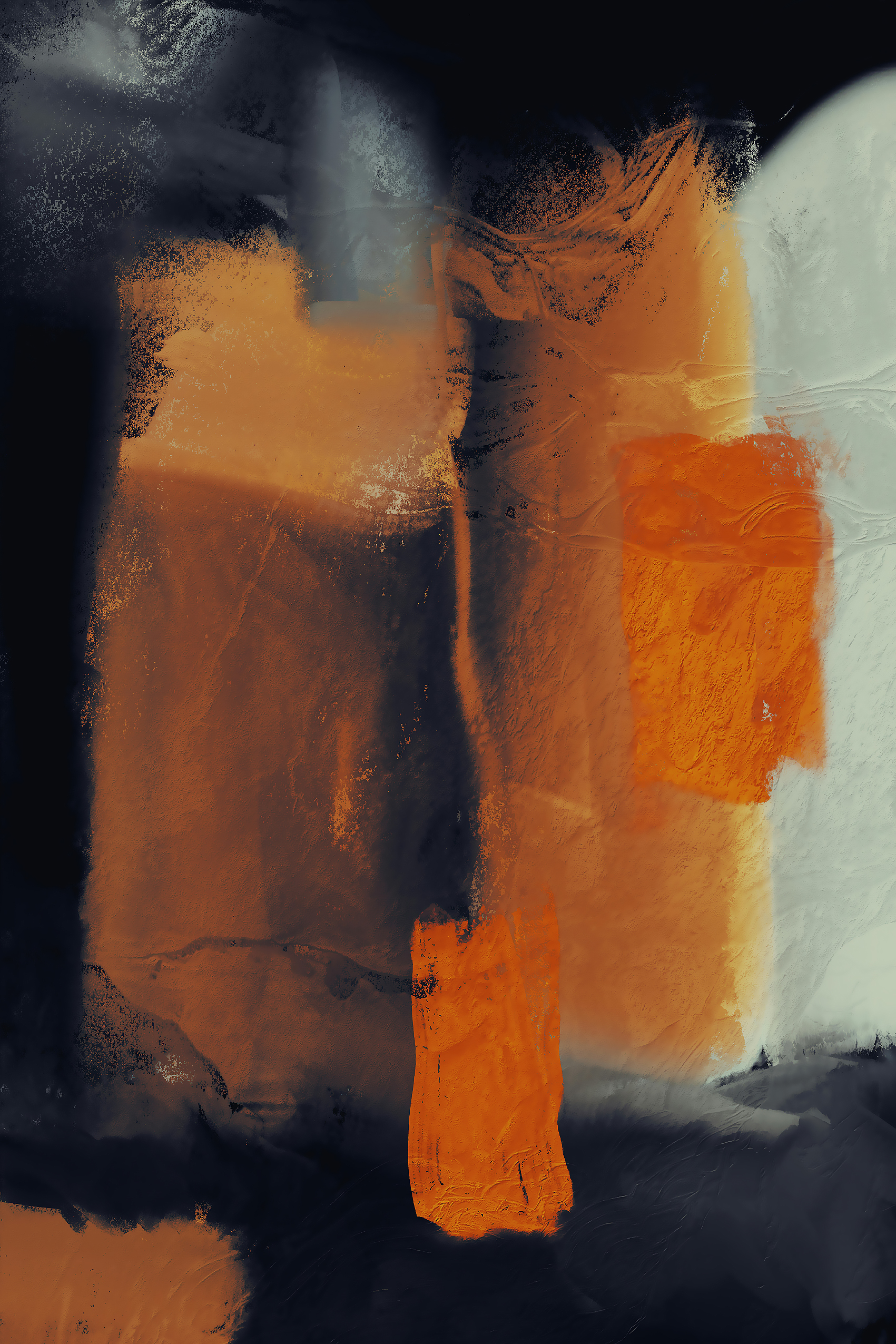 Abstract Coppery Embrace