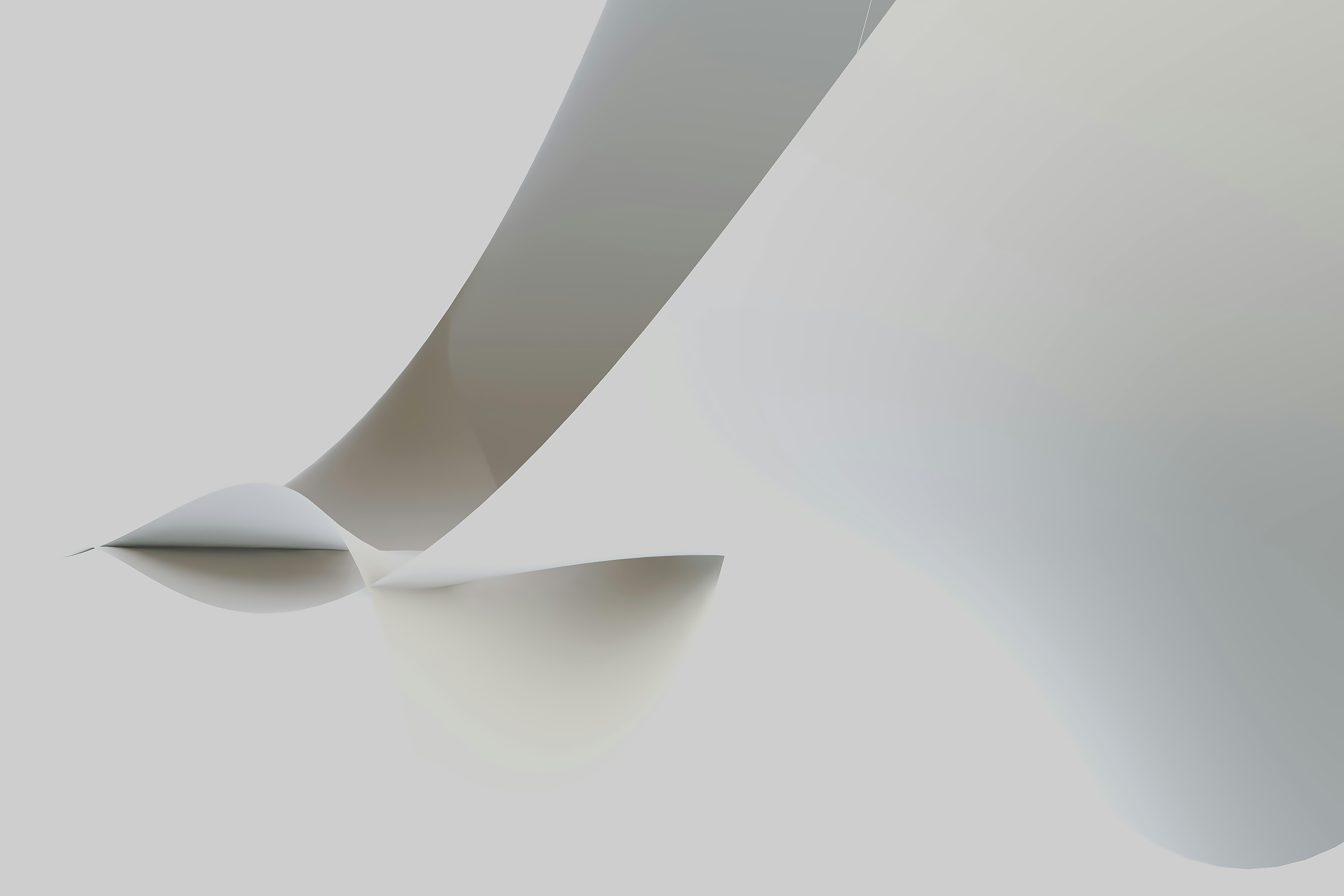 Abstract Cream Folds