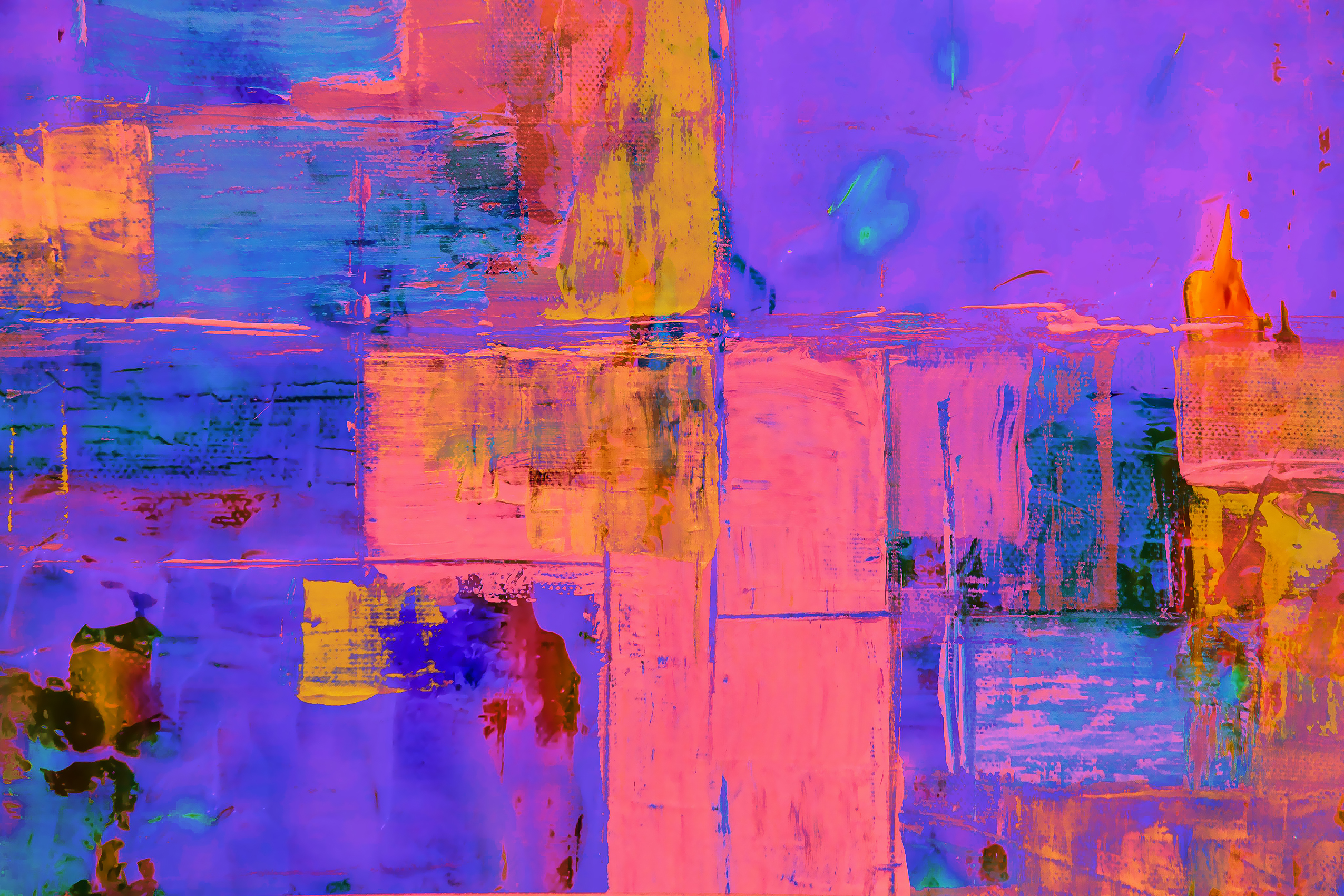 Abstract Electric Hues