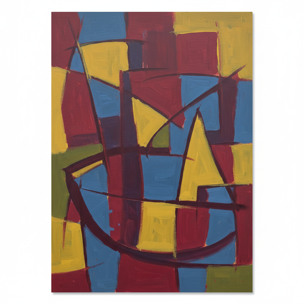 Abstract Expressionist Layers