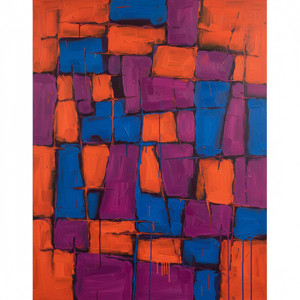 Abstract Expressionist Layers