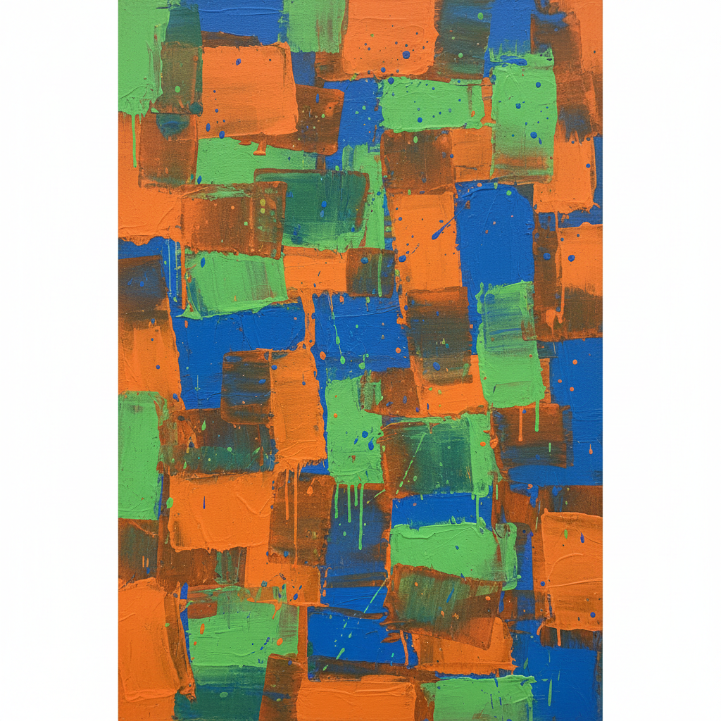 Abstract Expressionist Layers
