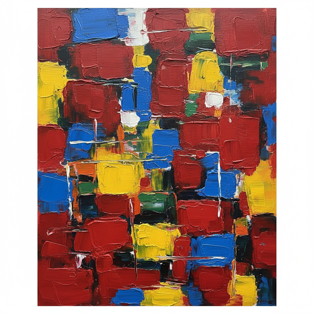 Abstract Expressionist Layers