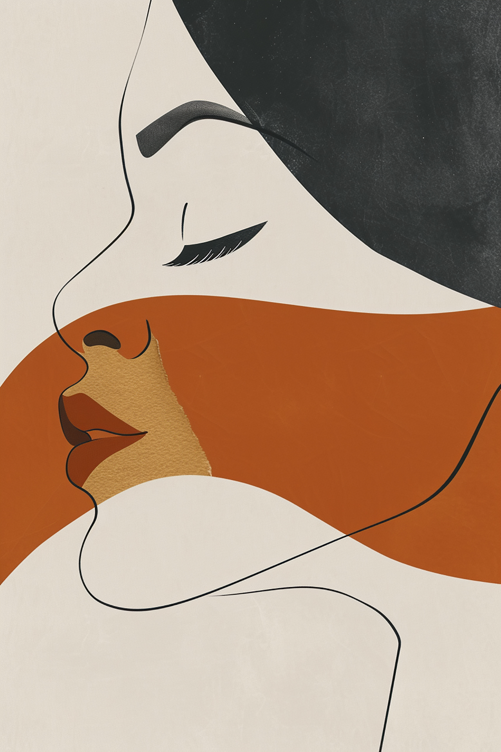 Abstract Feminine Flow