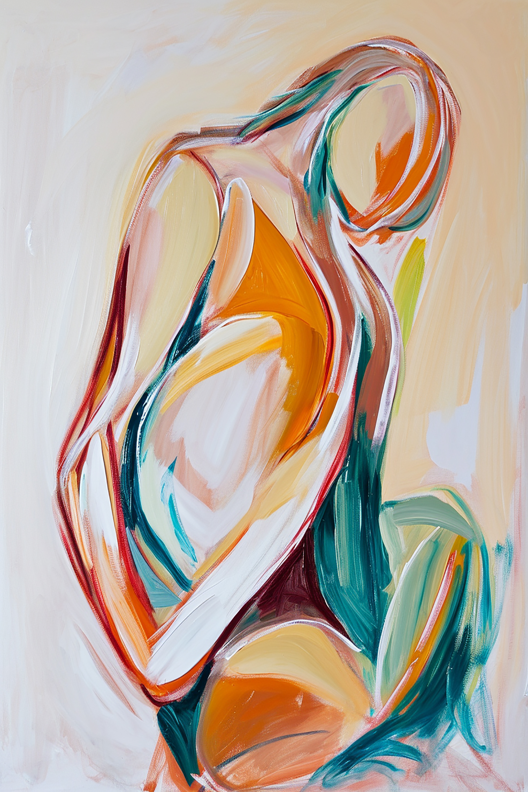 Abstract Figure Embrace