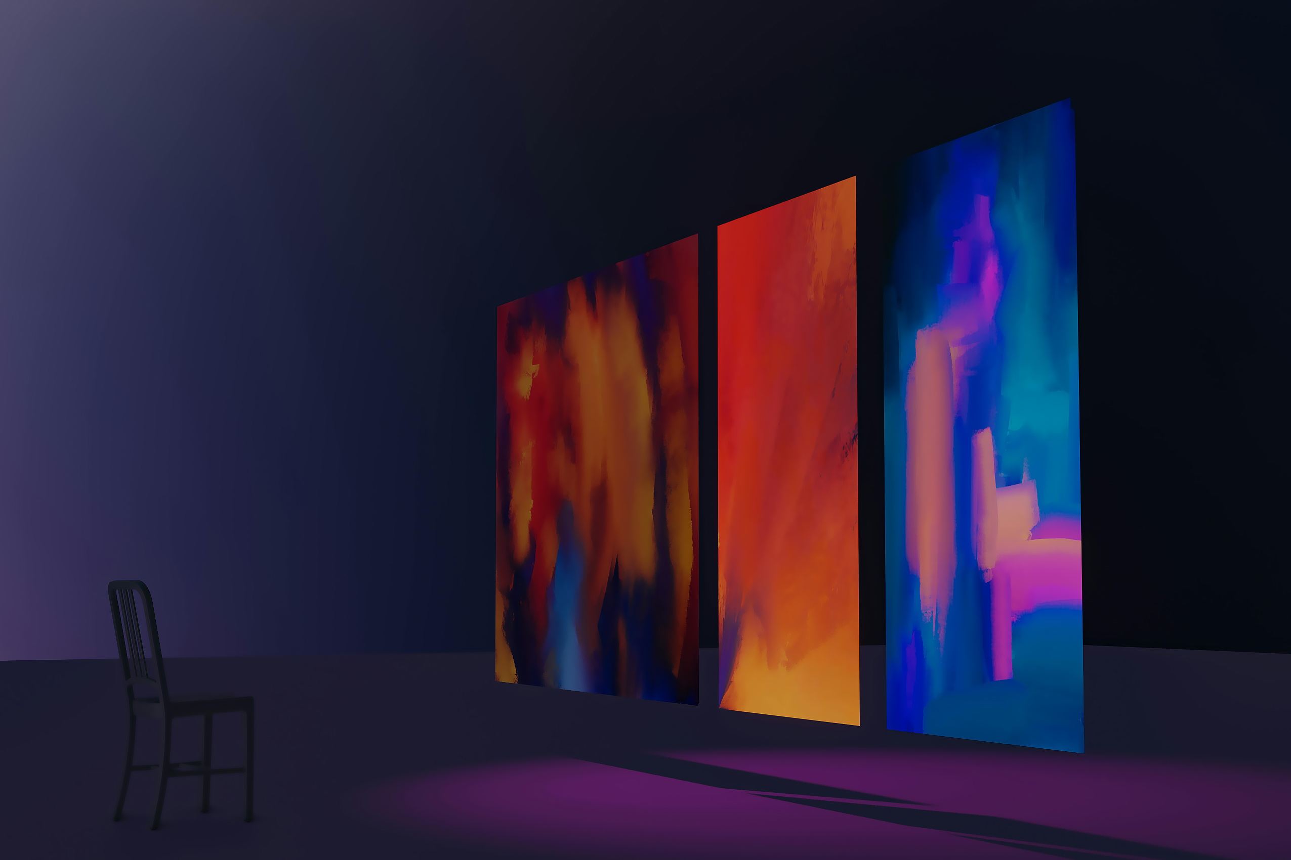Abstract Gallery Exhibition
