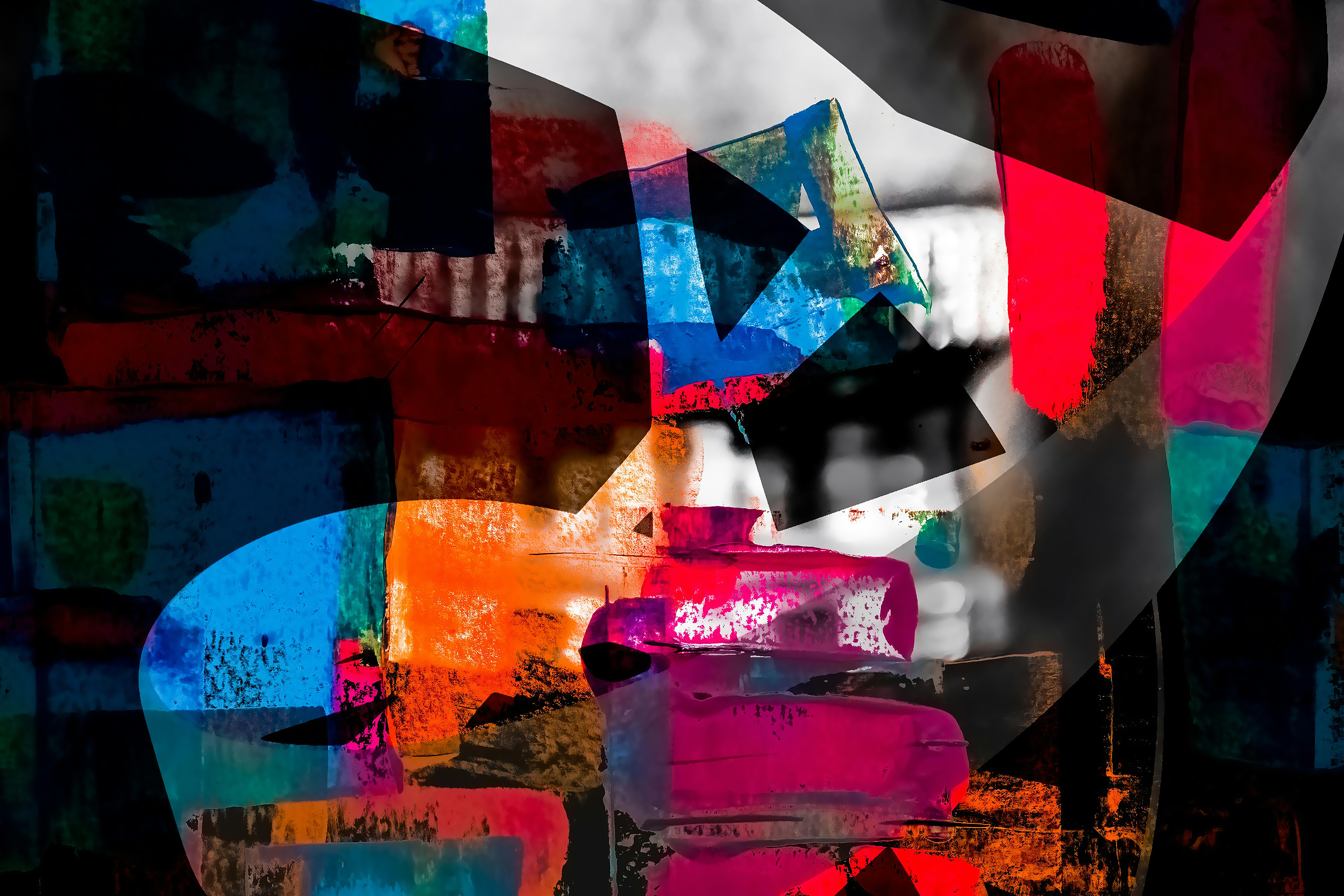 Abstract Geo Splash