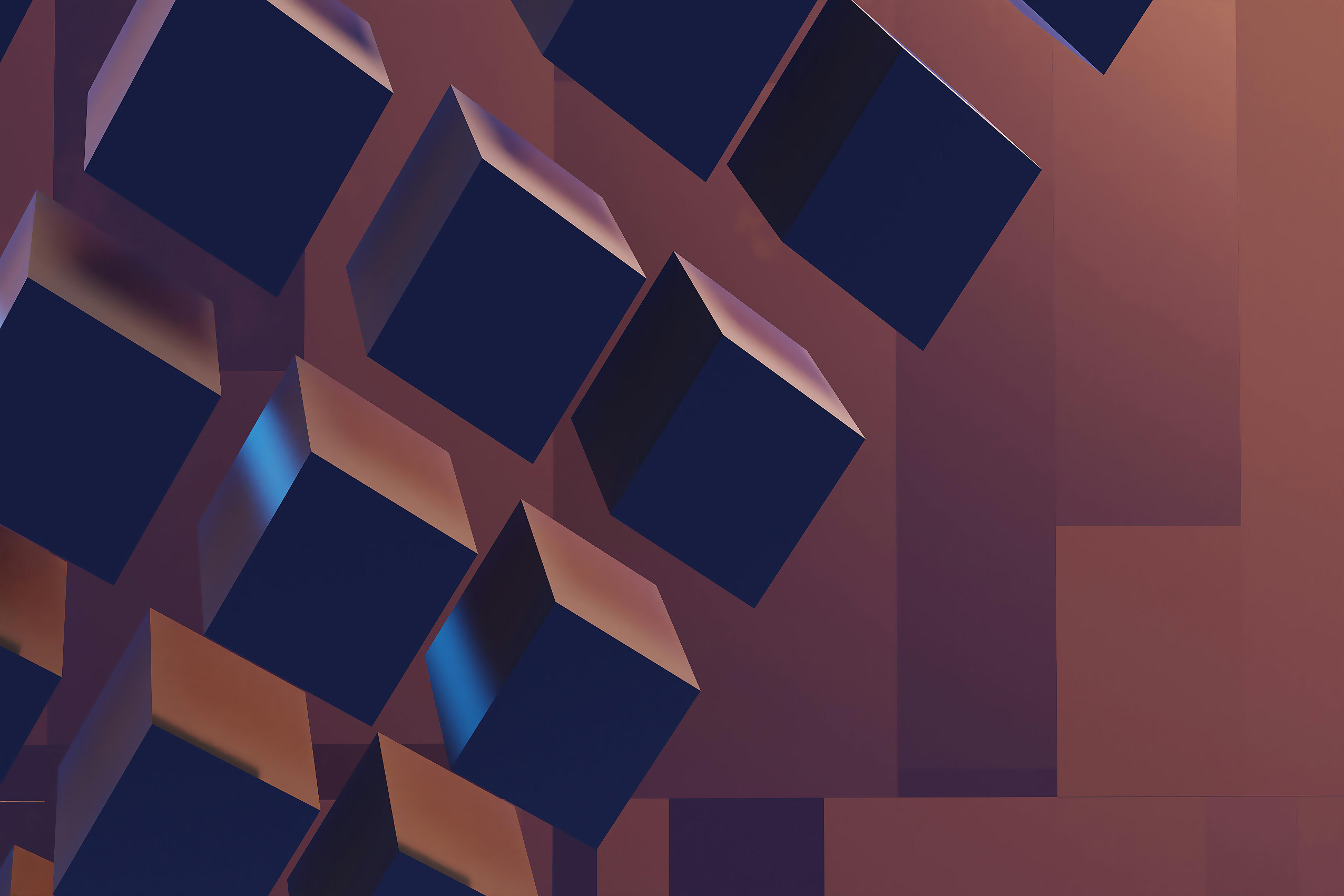 Abstract Geometric Cubes