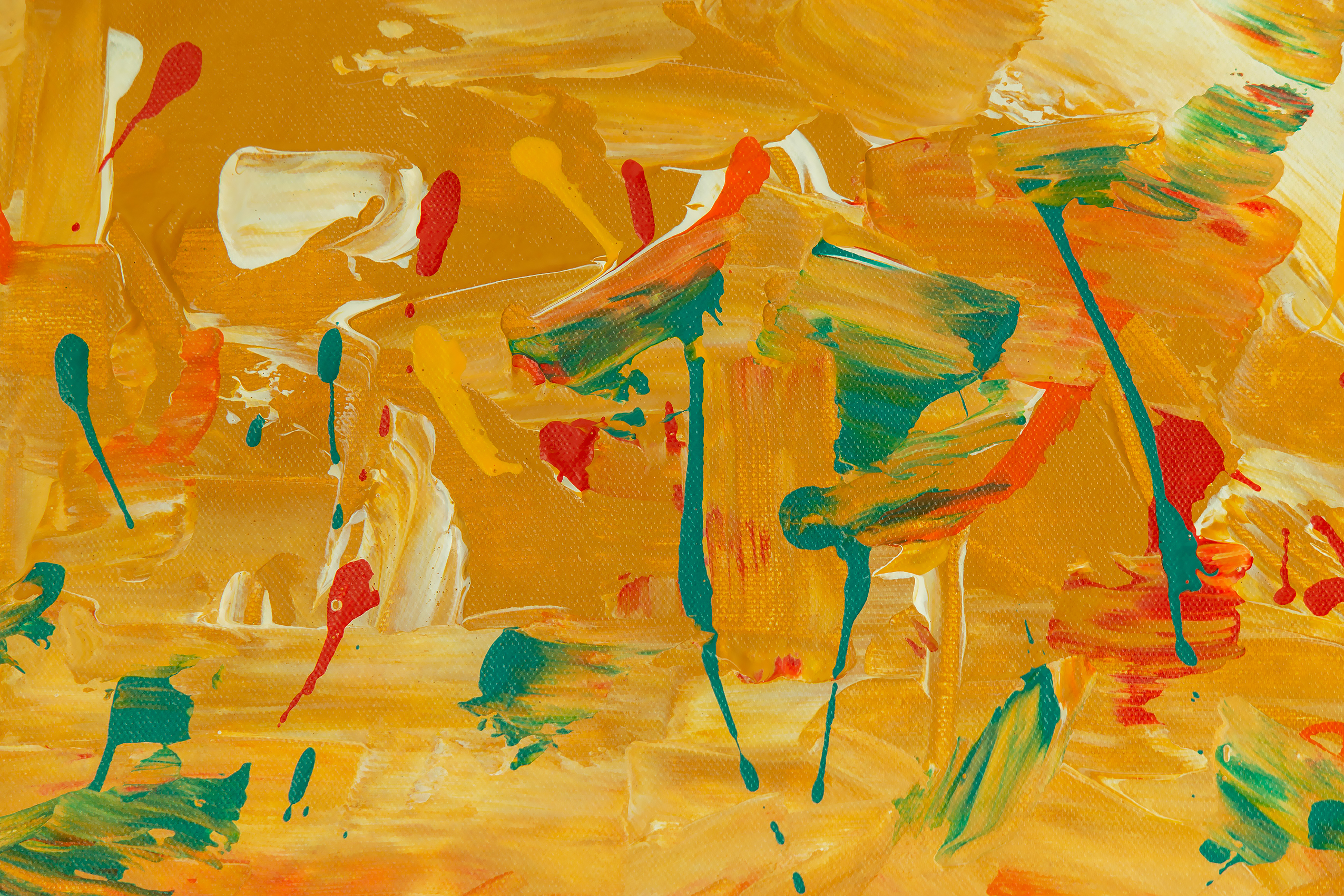 Abstract Glimmer of Gold