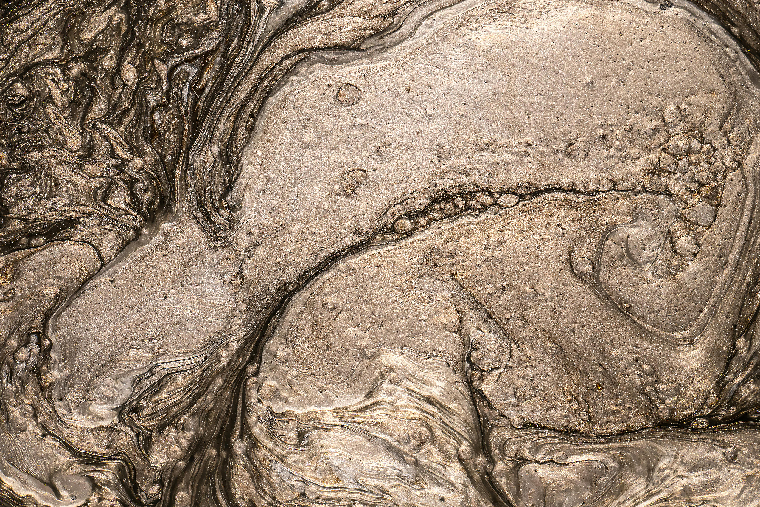 Abstract Gold Flow