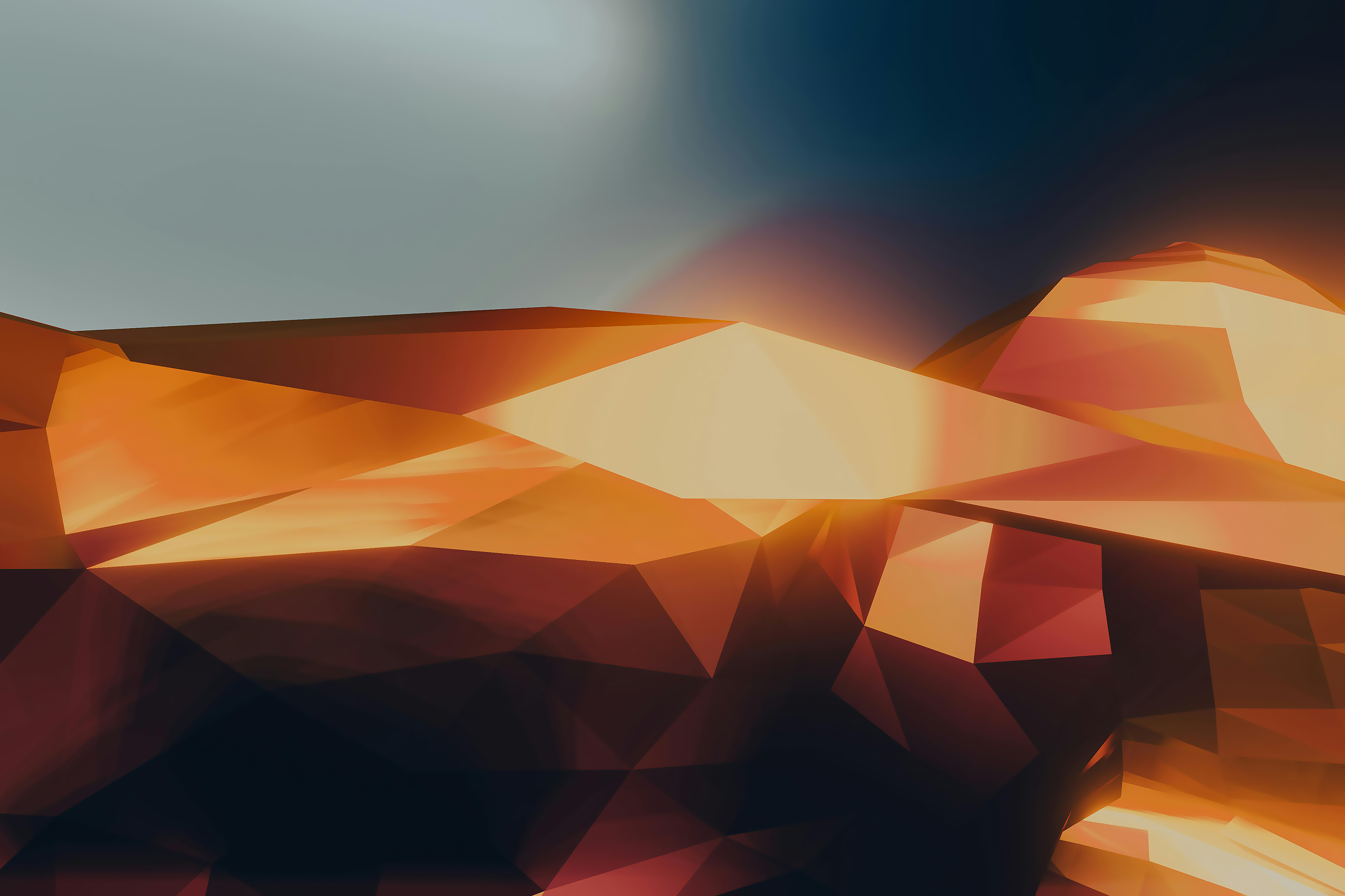 Abstract Horizon Glow