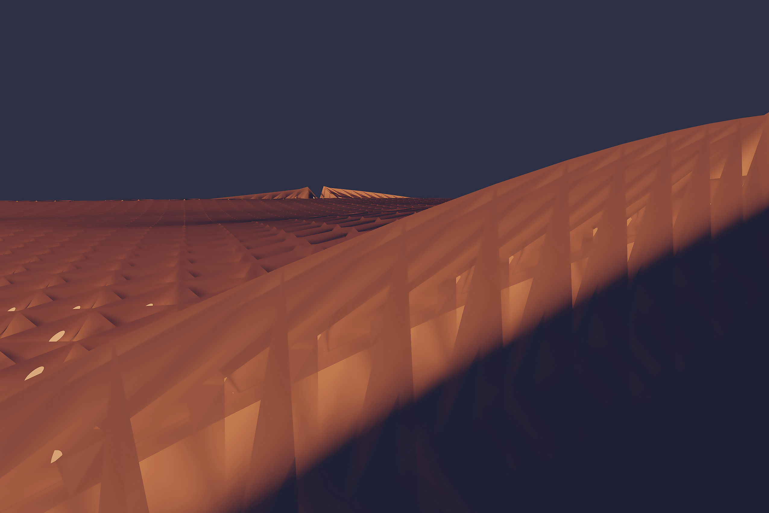 Abstract Horizon Glow