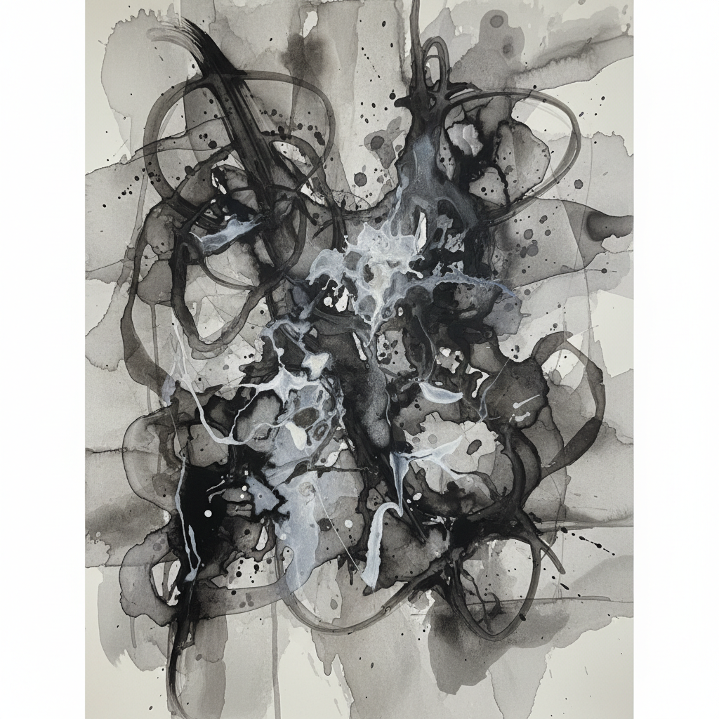 Abstract Ink Flow