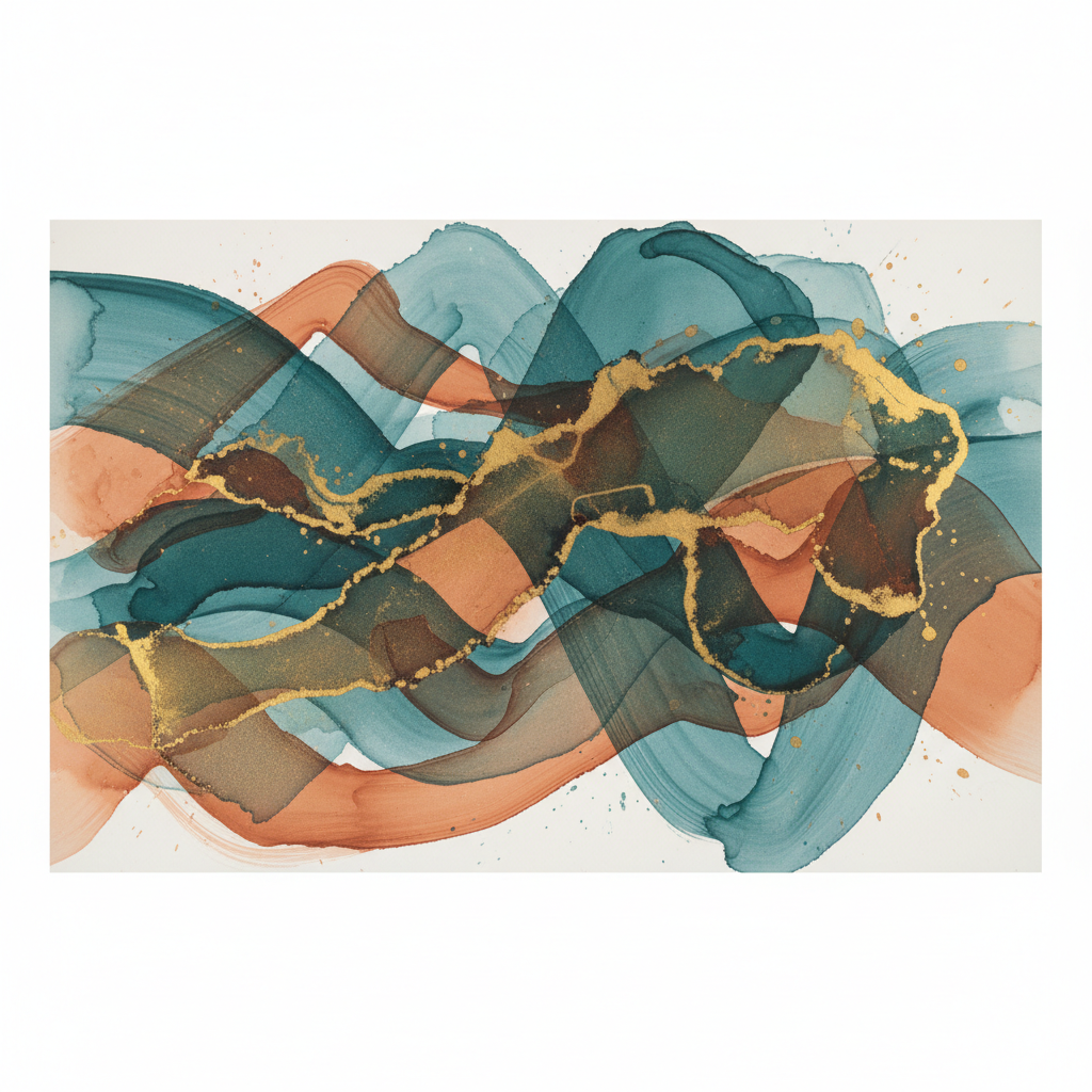 Abstract Ink Flow
