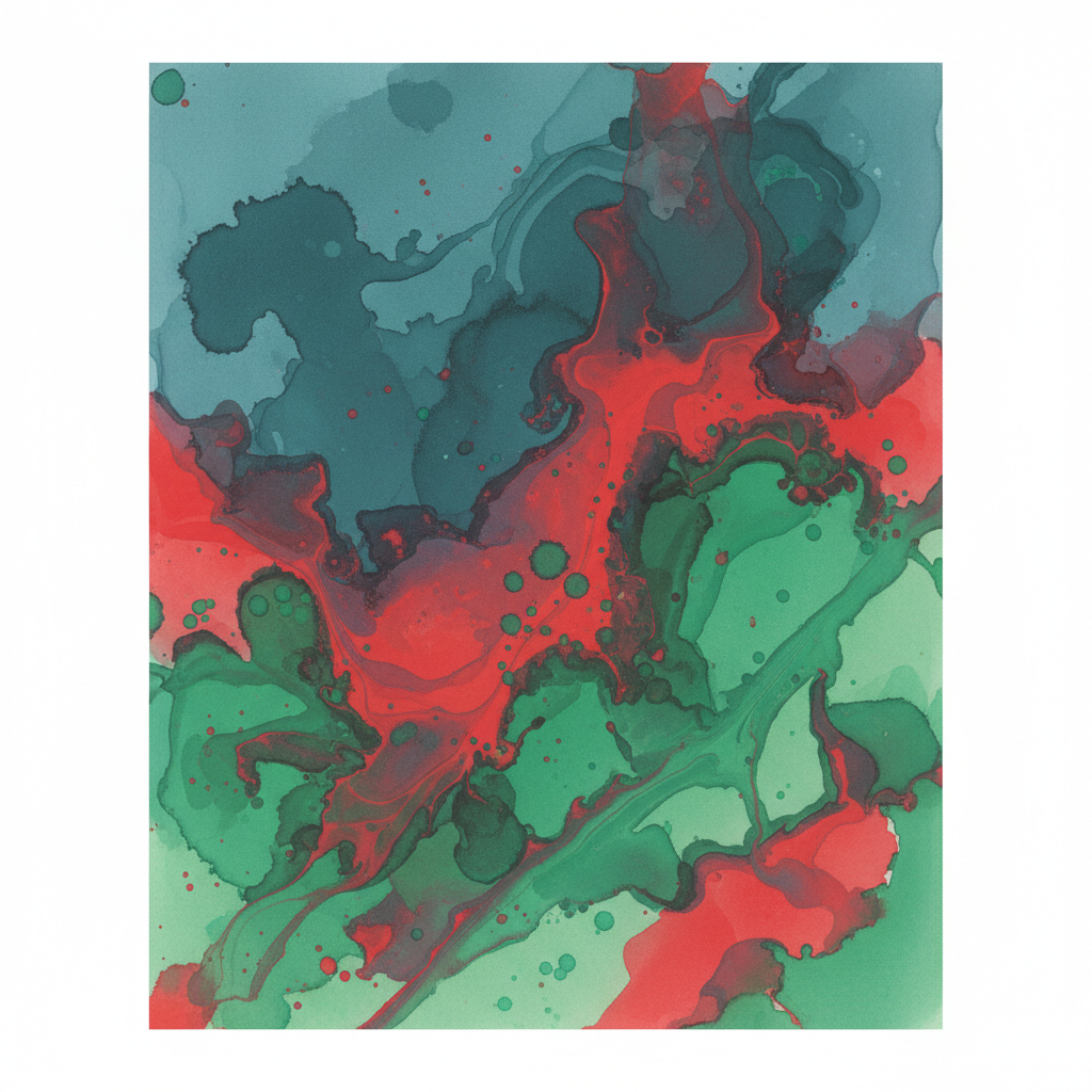 Abstract Ink Flow
