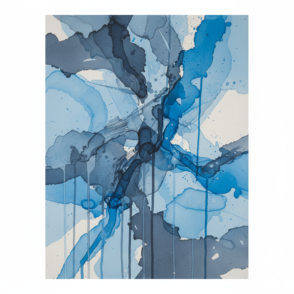 Abstract Ink Flow