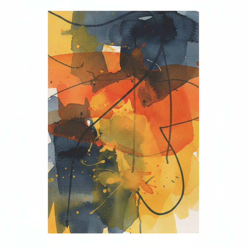 Abstract Ink Flow