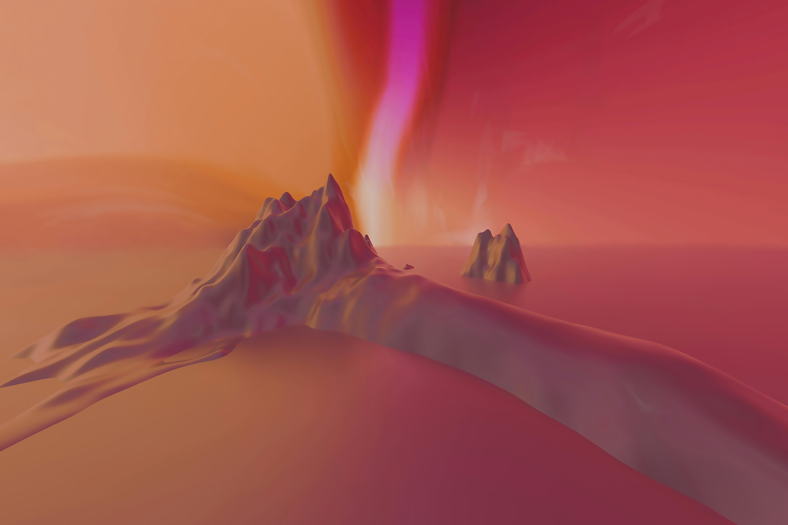 Abstract Martian Landscape