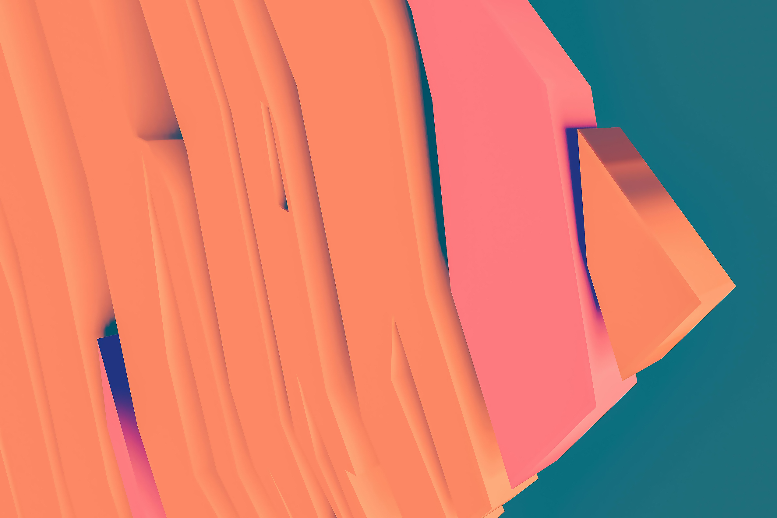 Abstract Peach Geometry