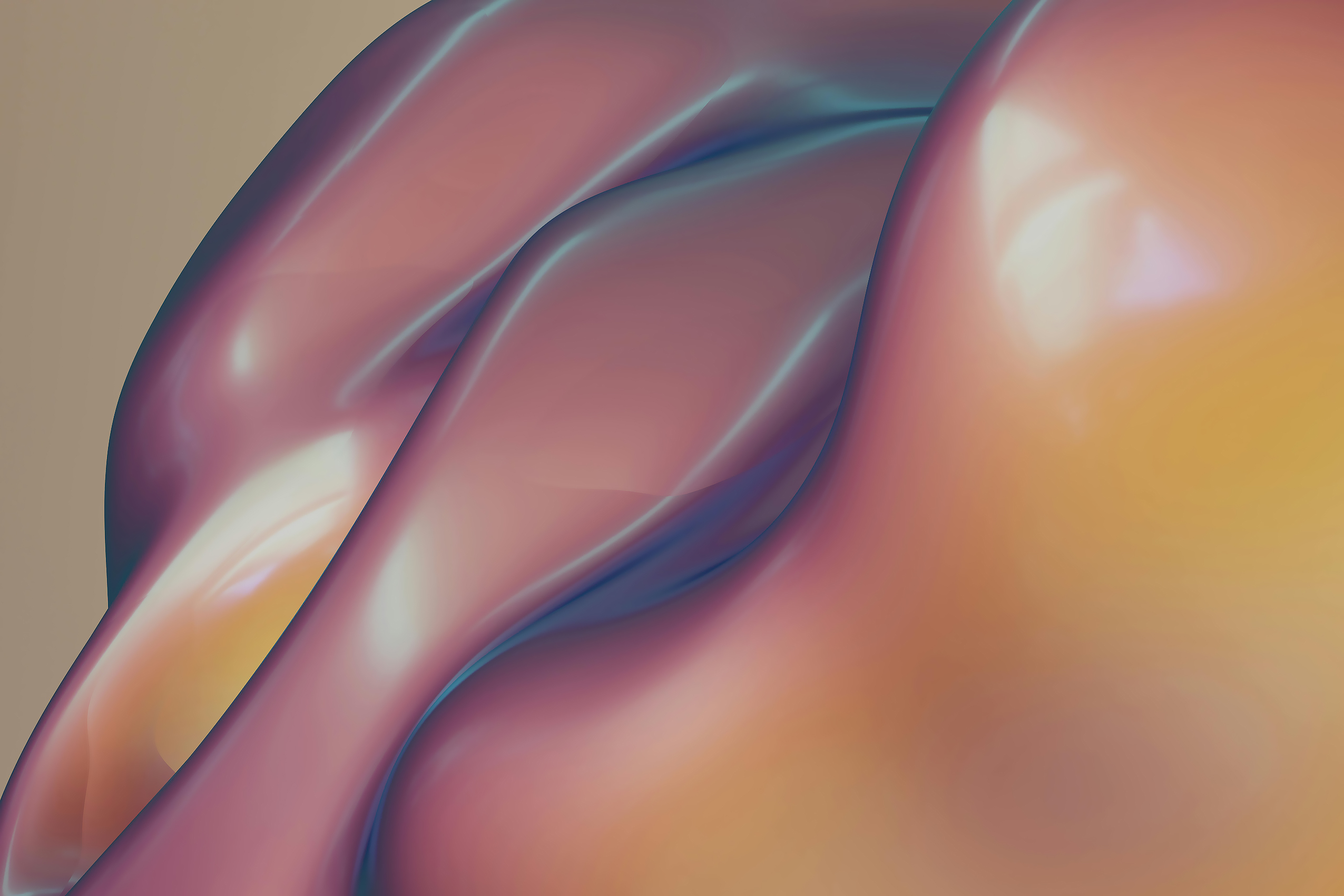 Abstract Pearlescent Waves
