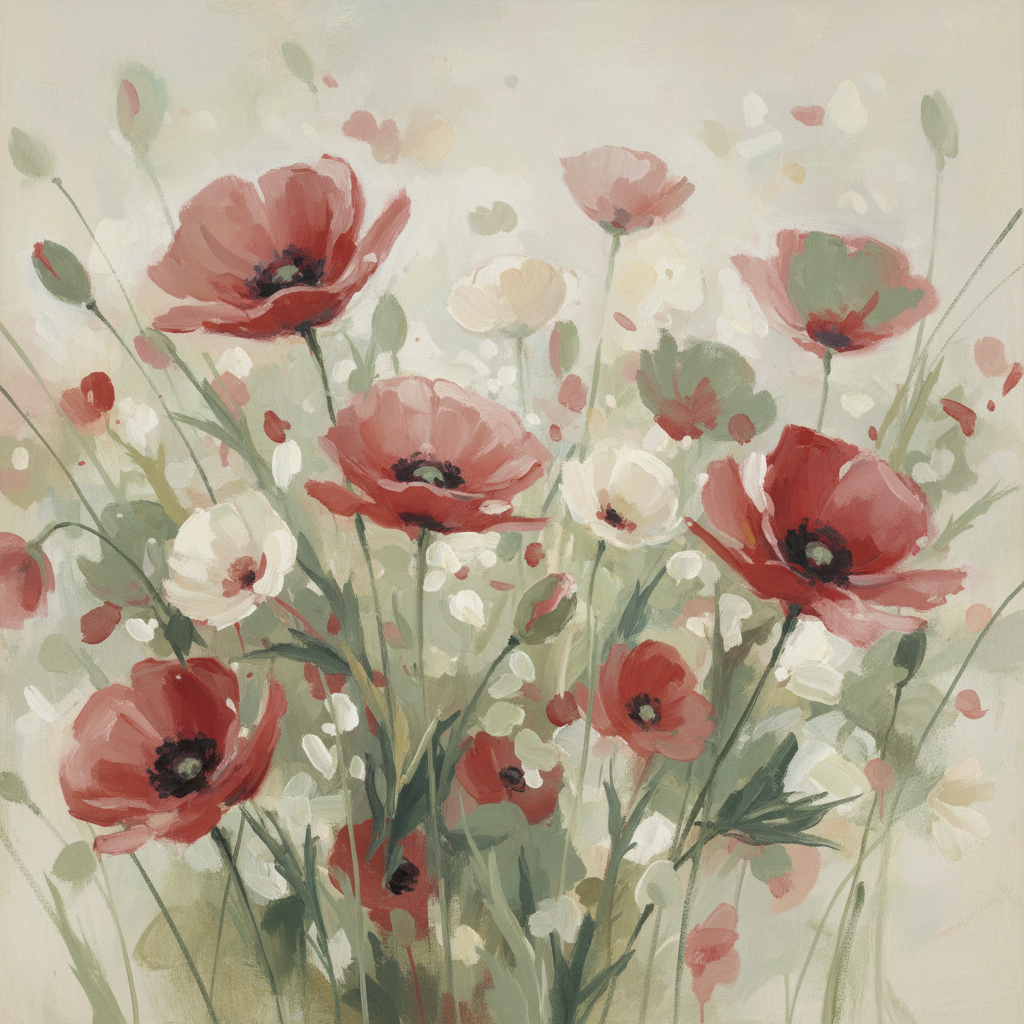 Abstract Poppy Dream