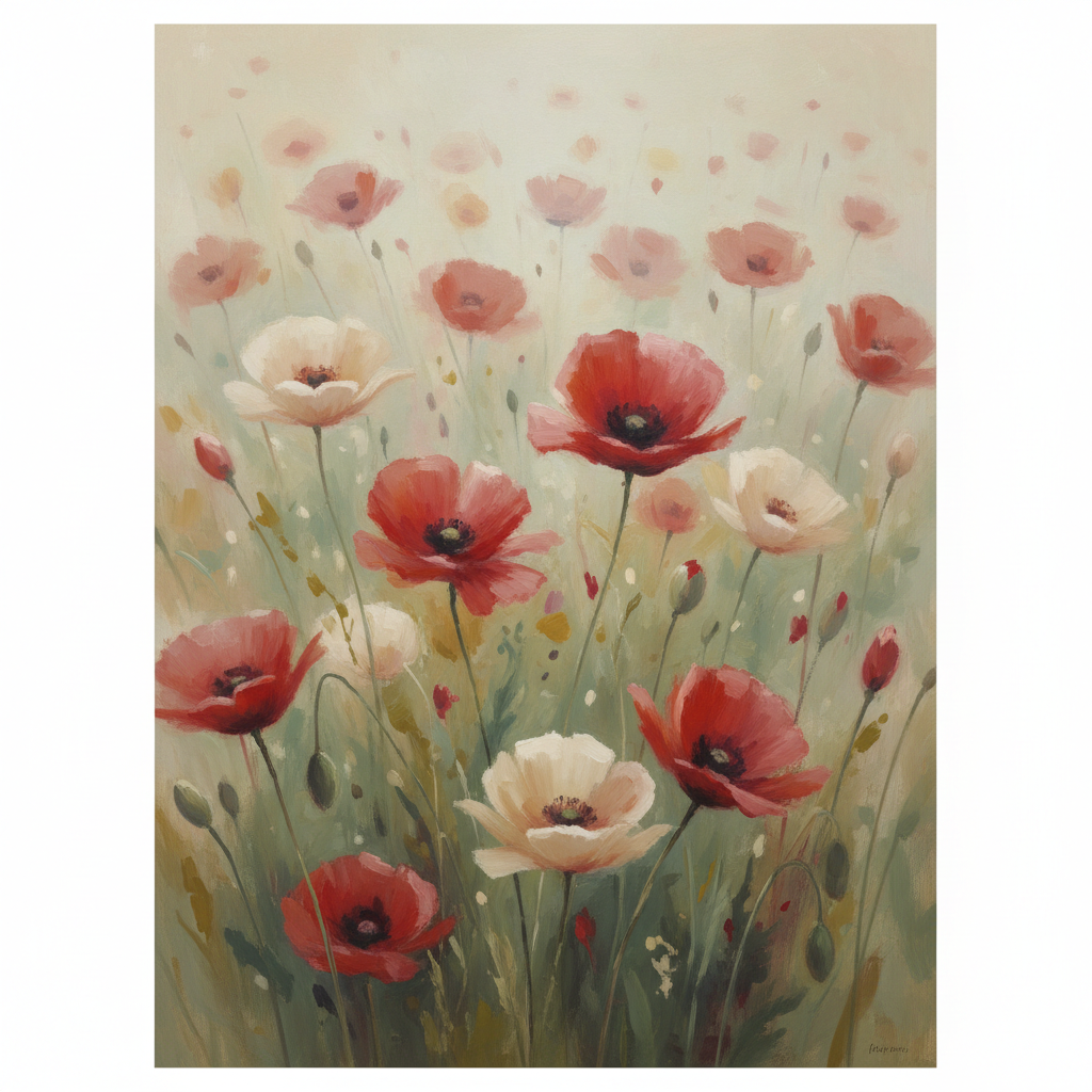 Abstract Poppy Dream