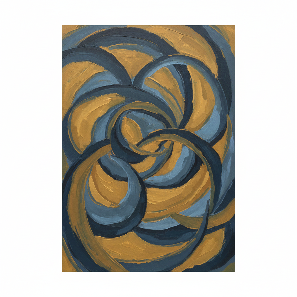 Abstract Rhapsody in Blue