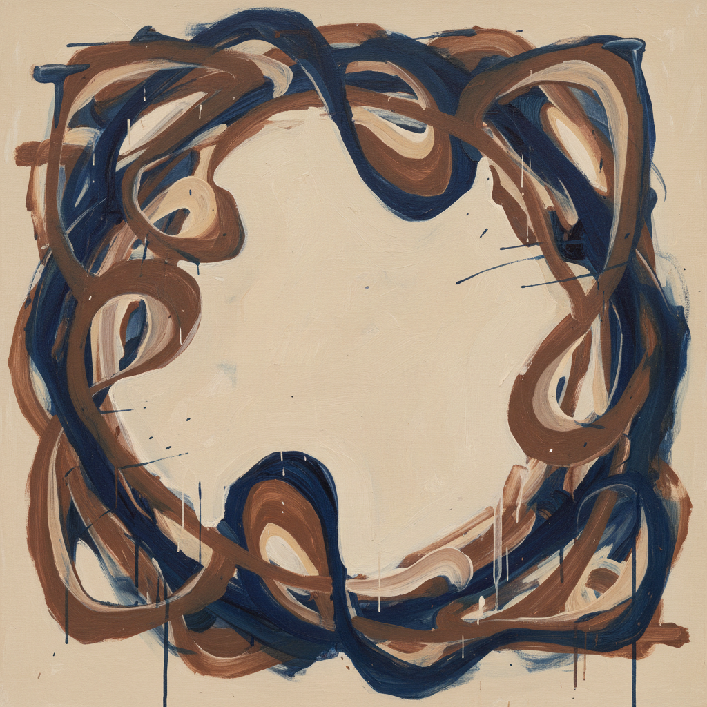Abstract Rhapsody in Blue