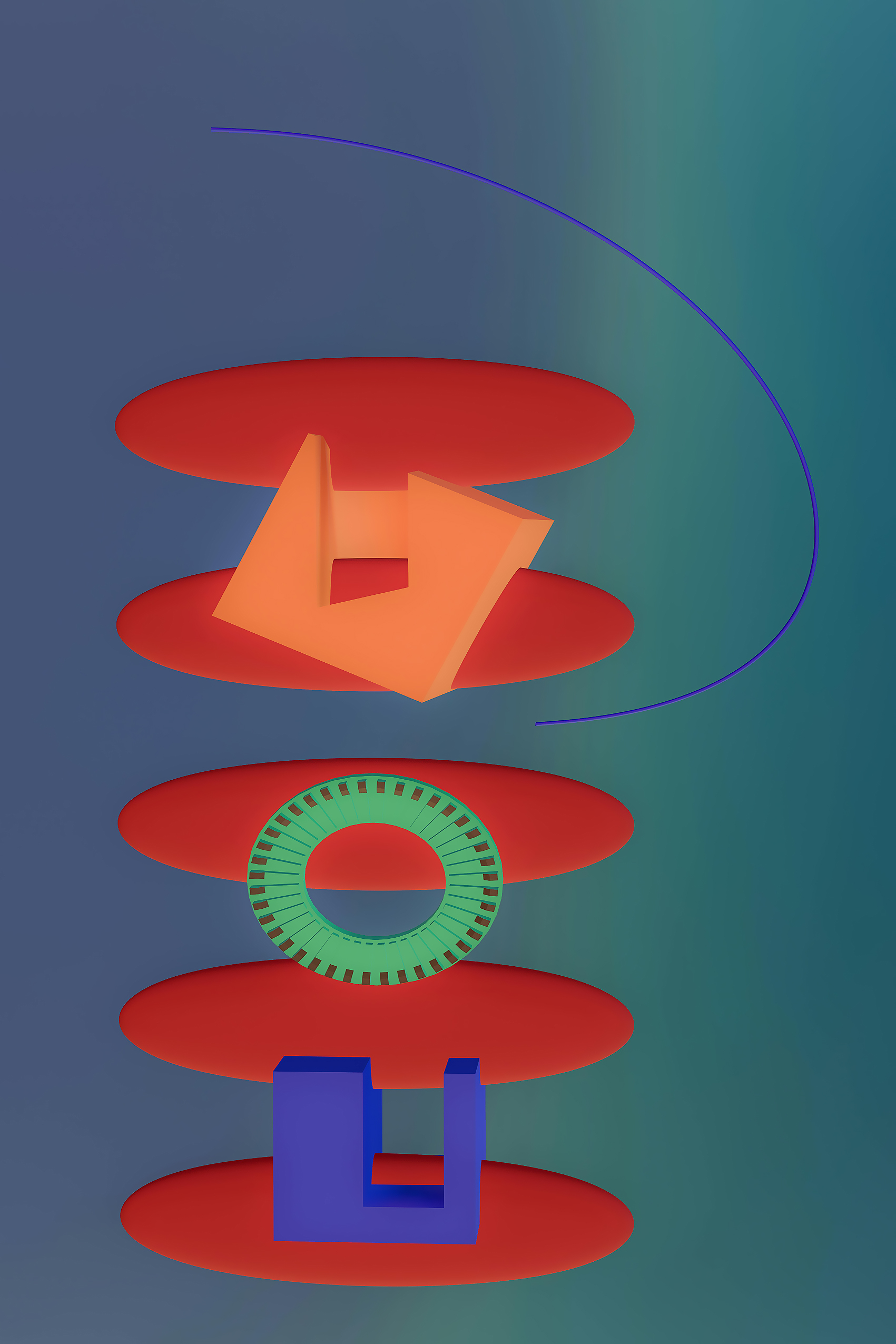 Abstract Shapes Collision