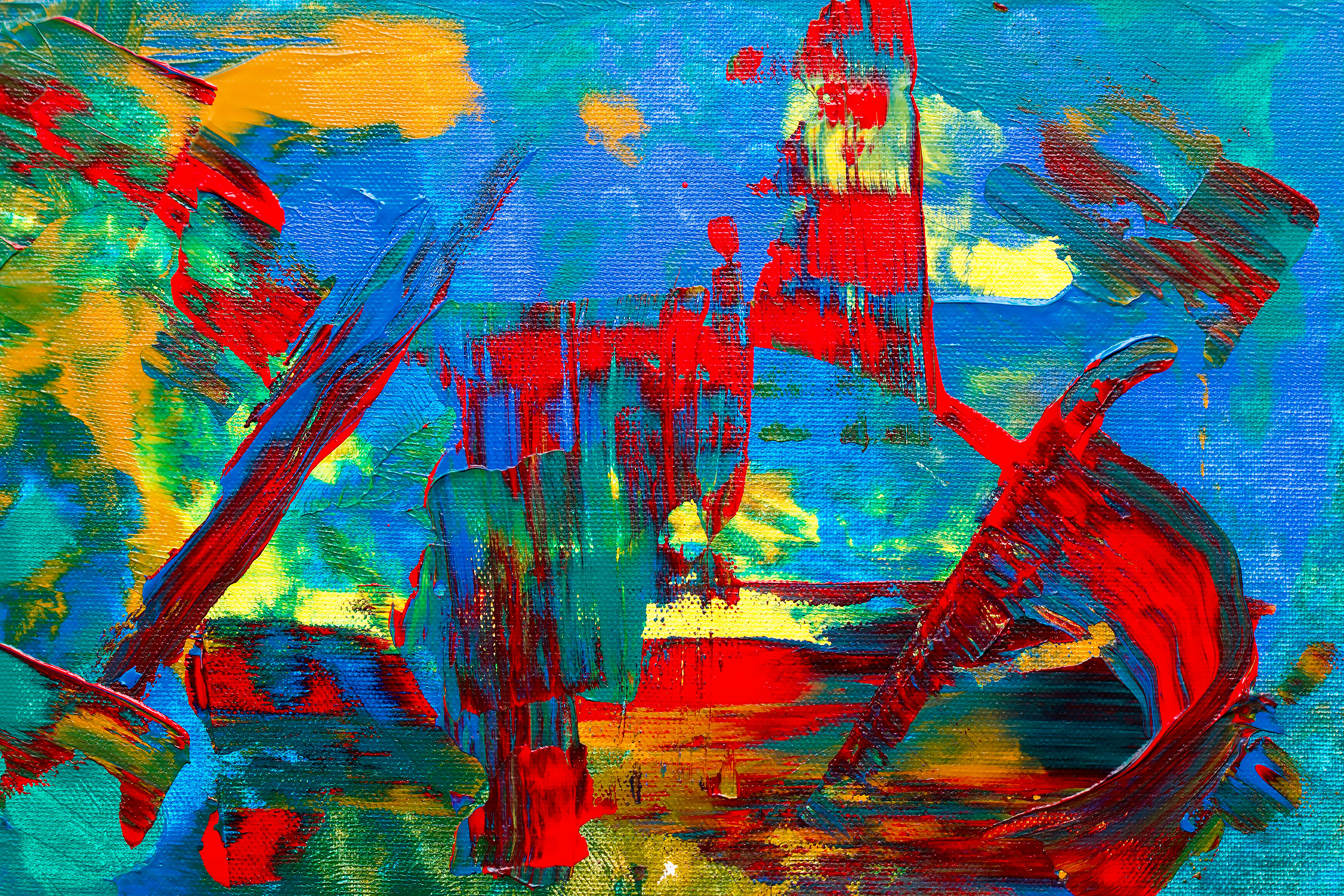 Abstract Swirl of Color
