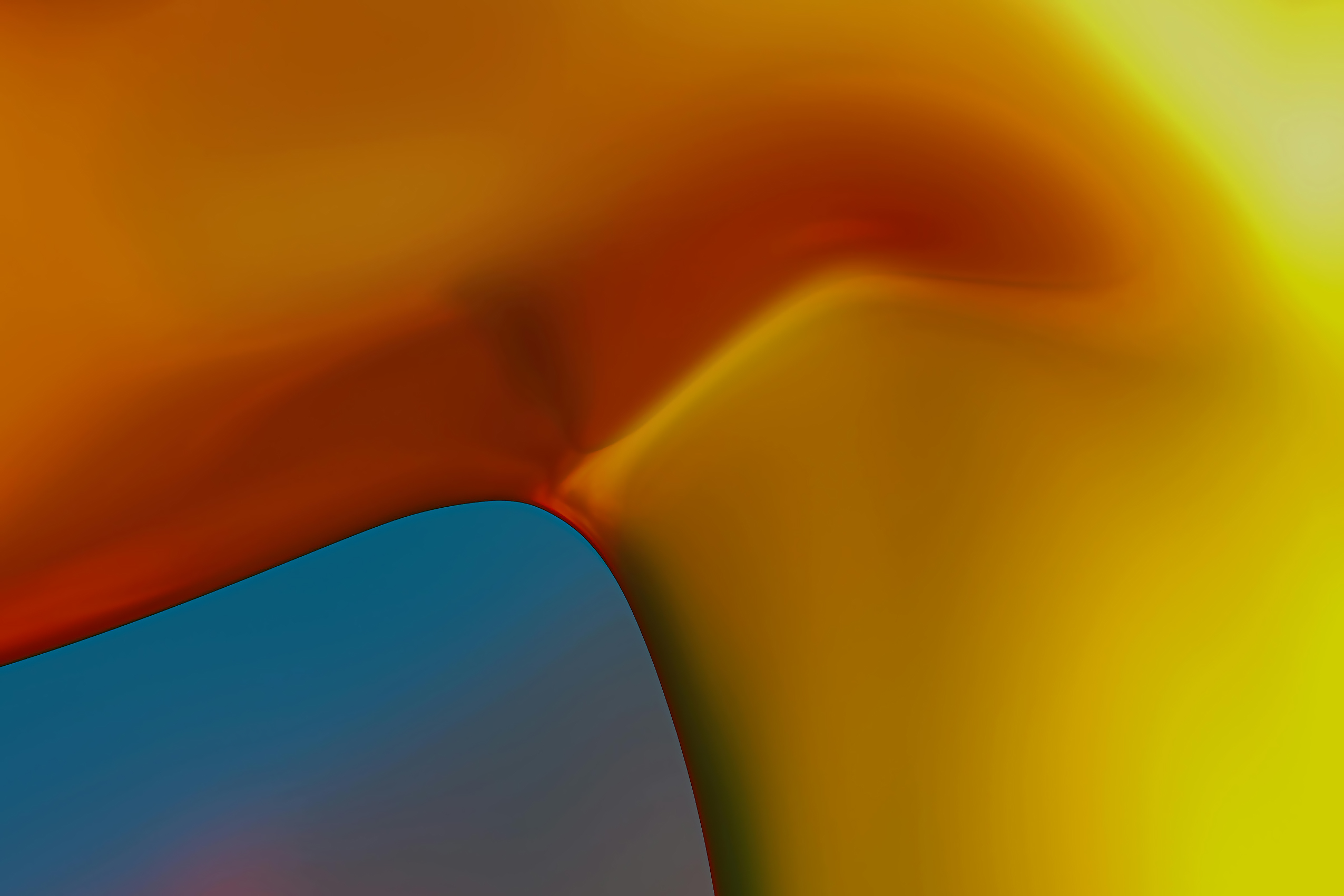 Abstract Swirl of Warmth
