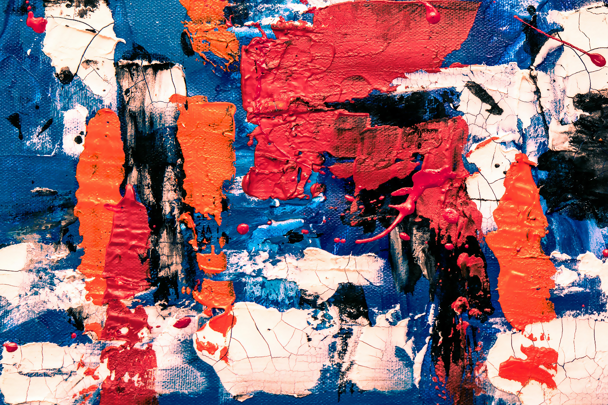 Abstract Swirls of Color