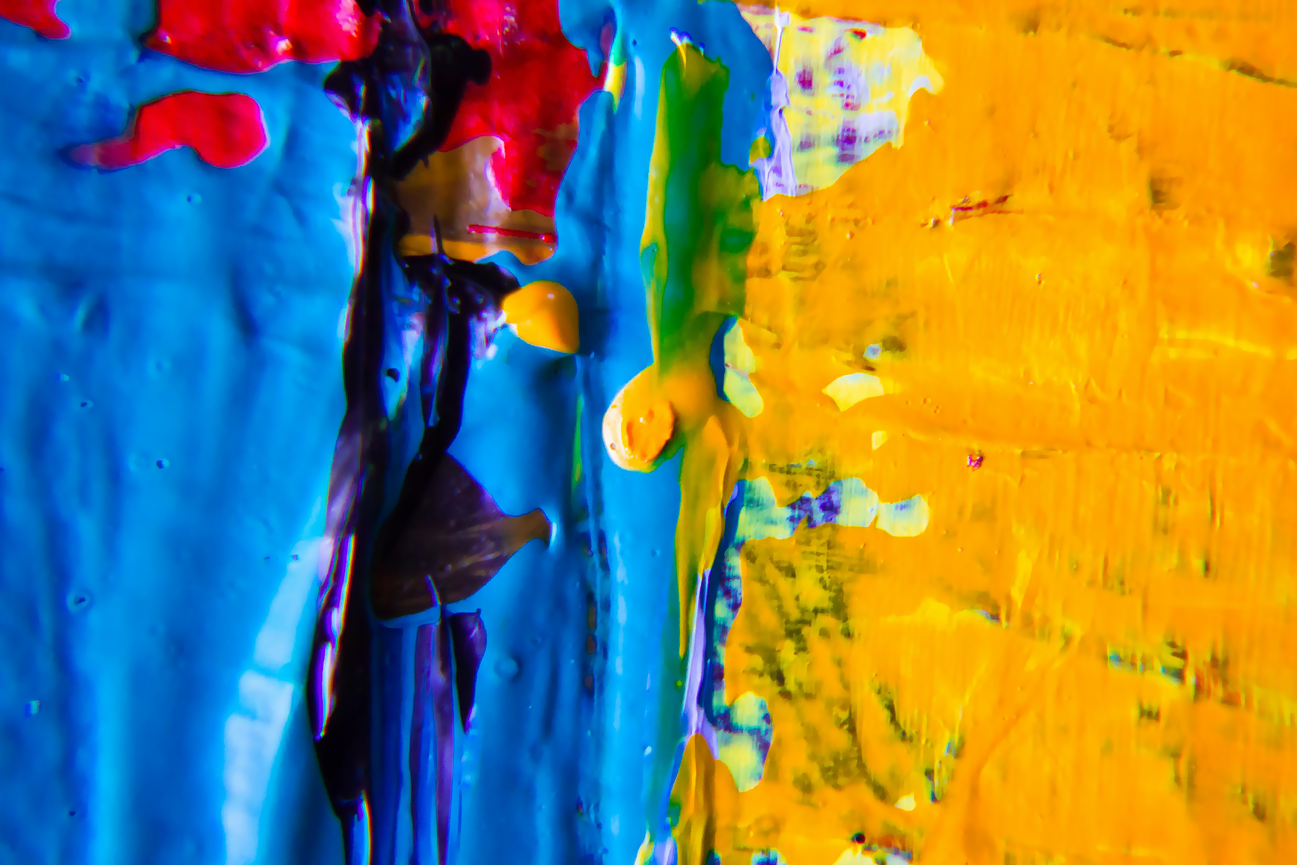Abstract Swirls of Color