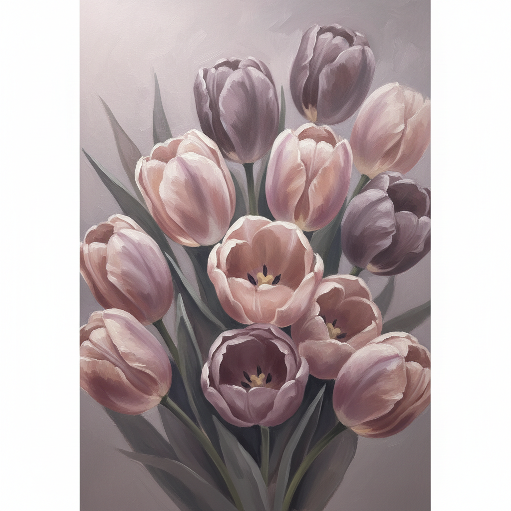 Abstract Tulip Reverie