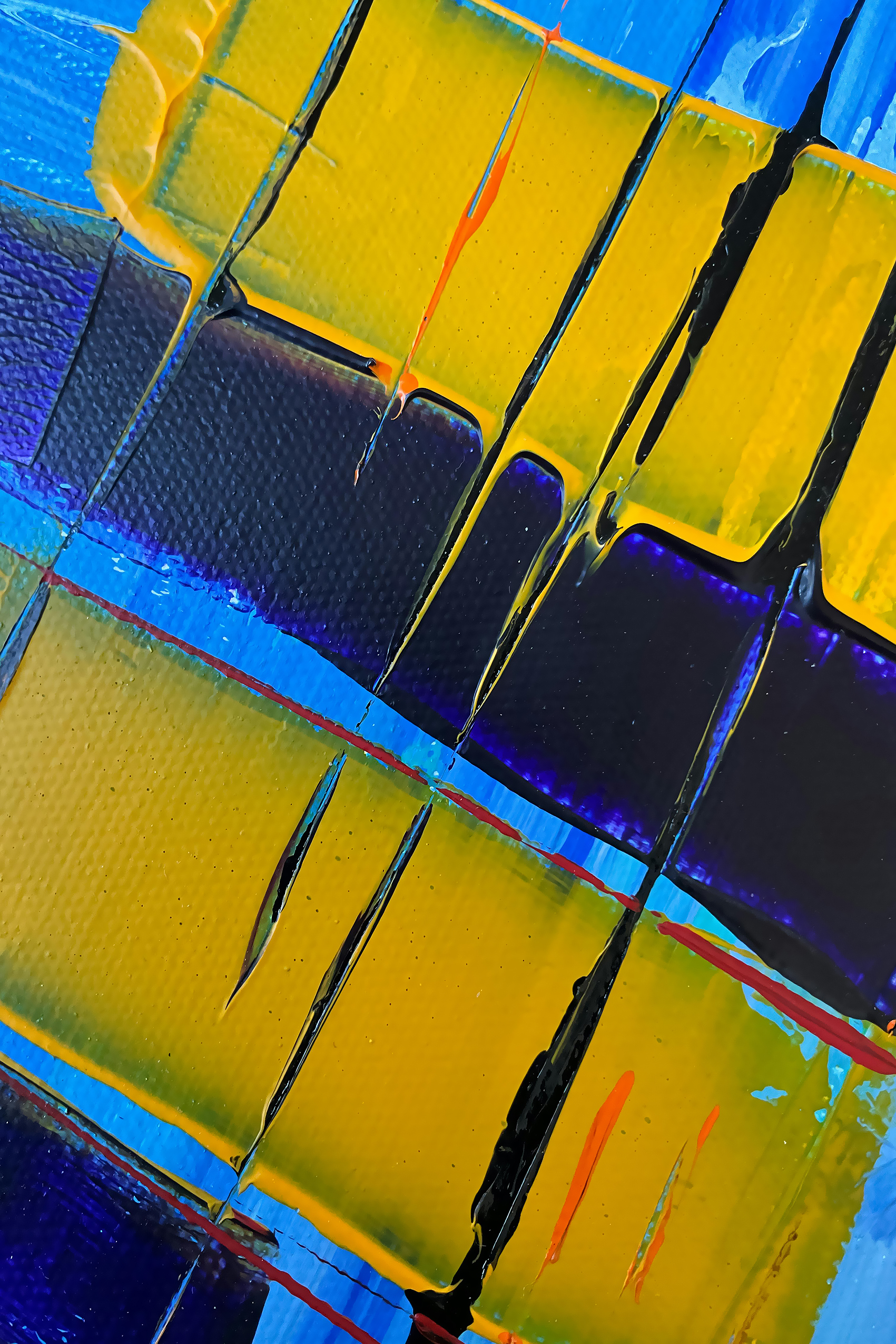 Abstract Yellow Fields