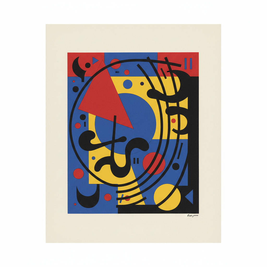 Accompanied Contrast — Wassily Kandinsky