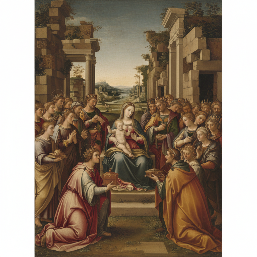Adoration of the Magi — Leonardo da Vinci