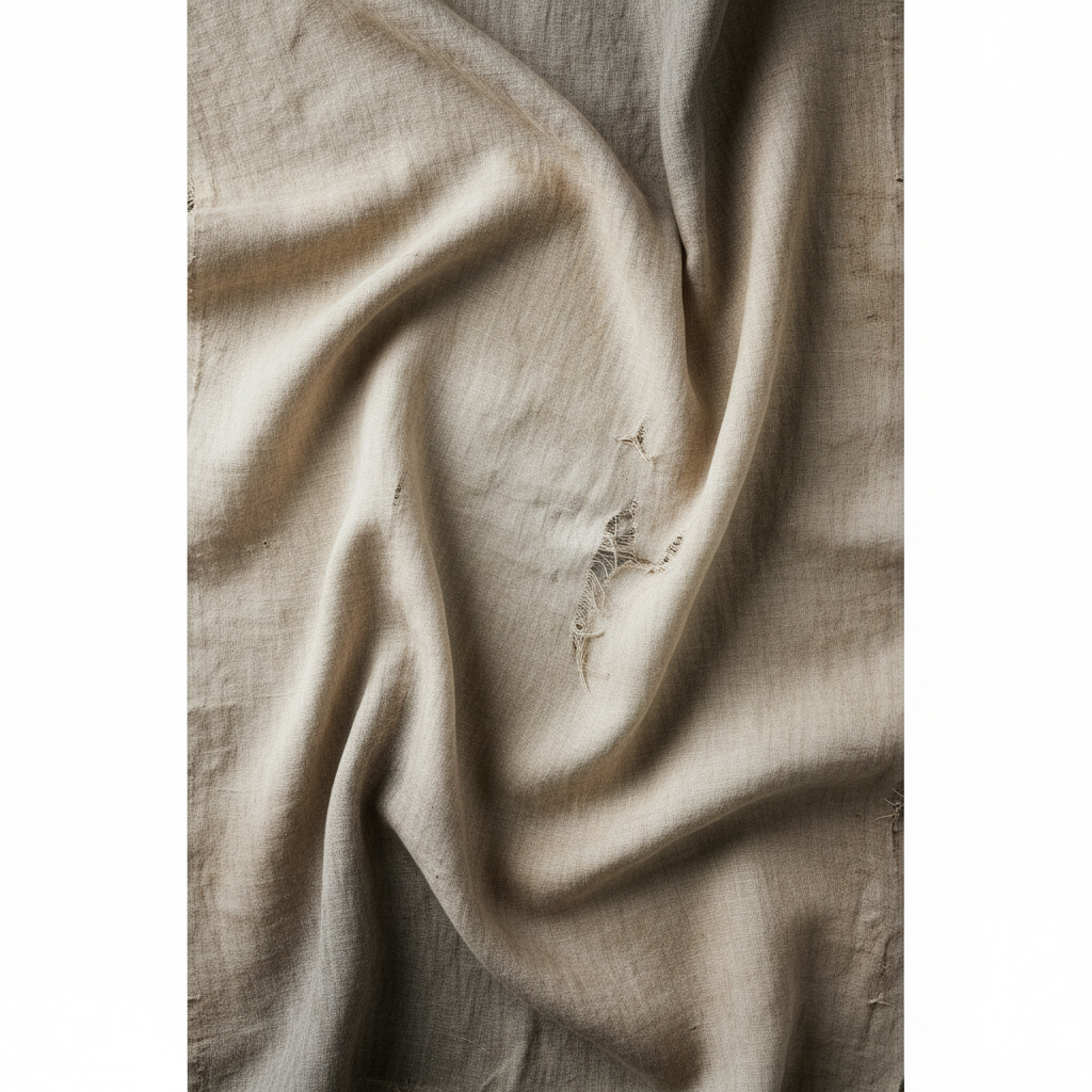 Aged Linen Veil
