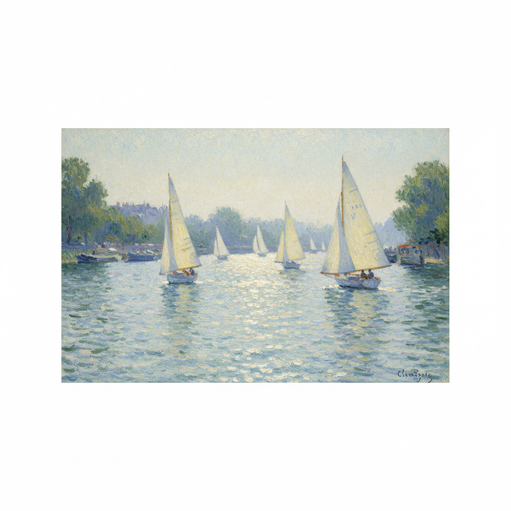 Argenteuil Sailboats — Claude Monet