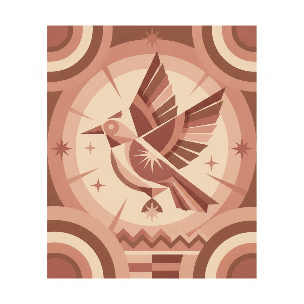 Atomic Avian Portrait