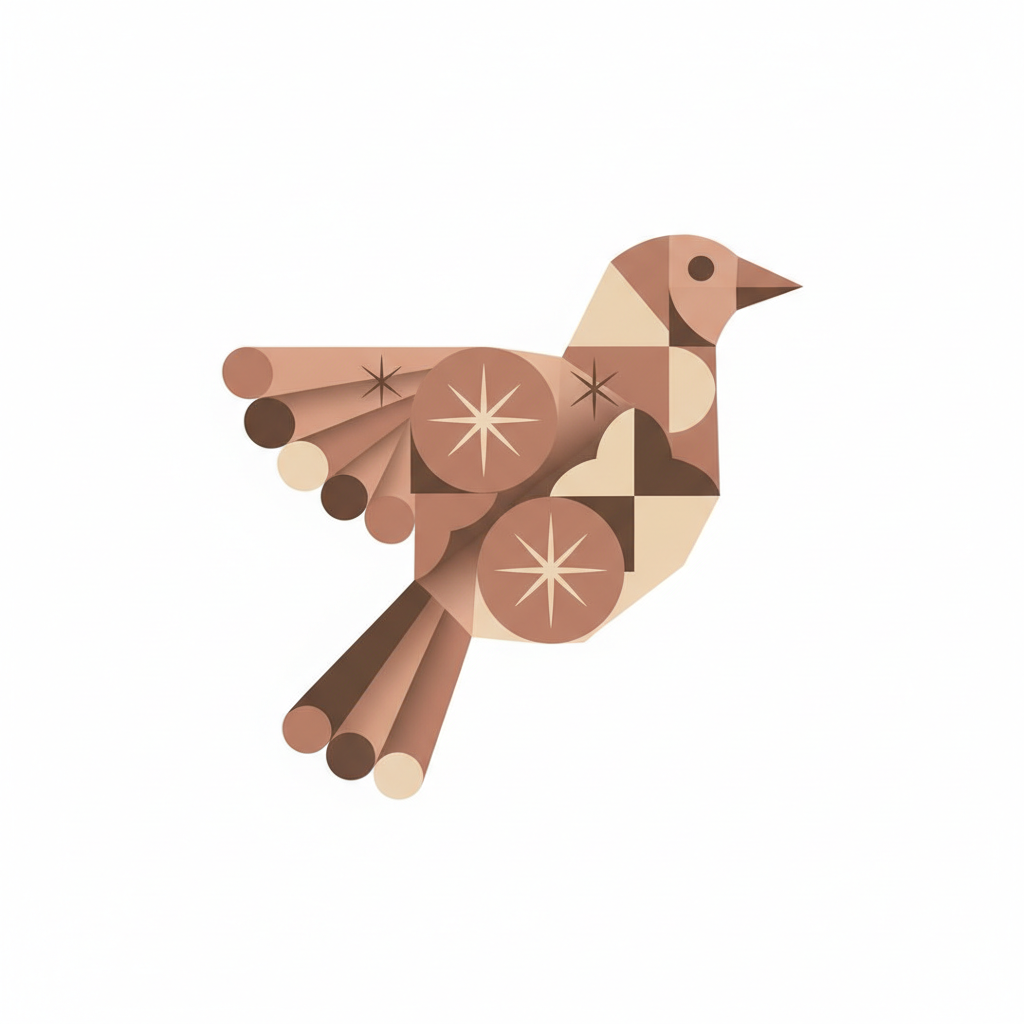 Atomic Avian Portrait