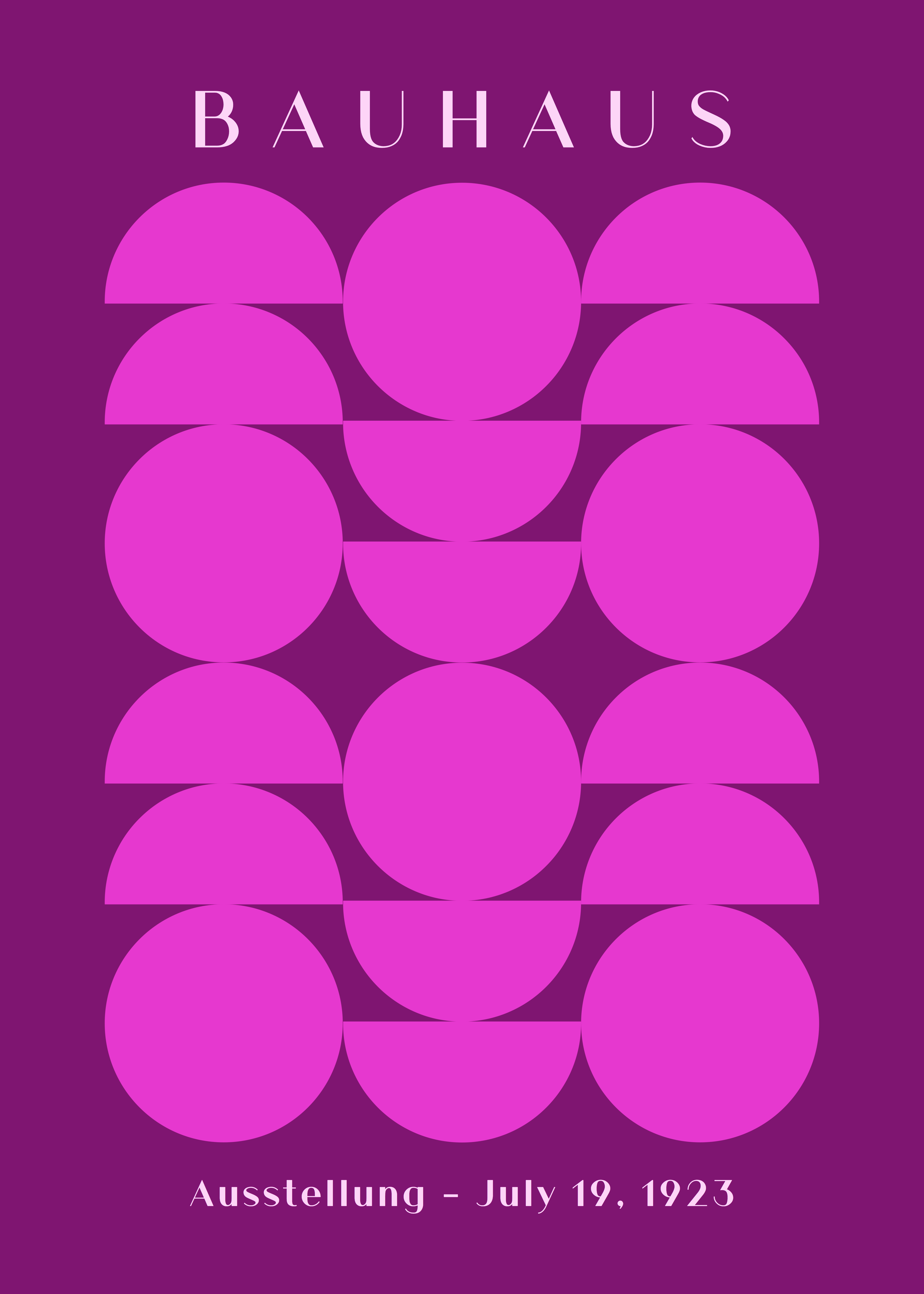 Bauhaus Geometric Circles