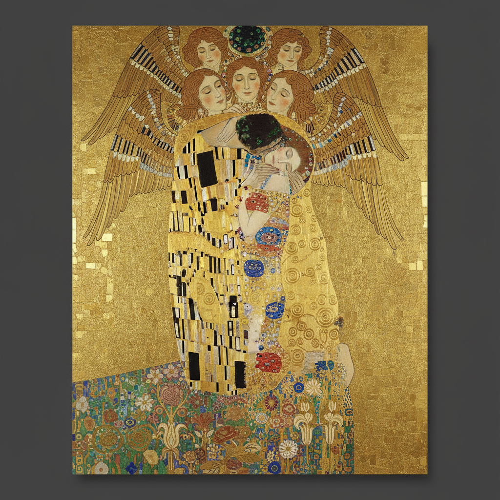 Beethoven Frieze: The Kiss to the Whole World — Gustav Klimt