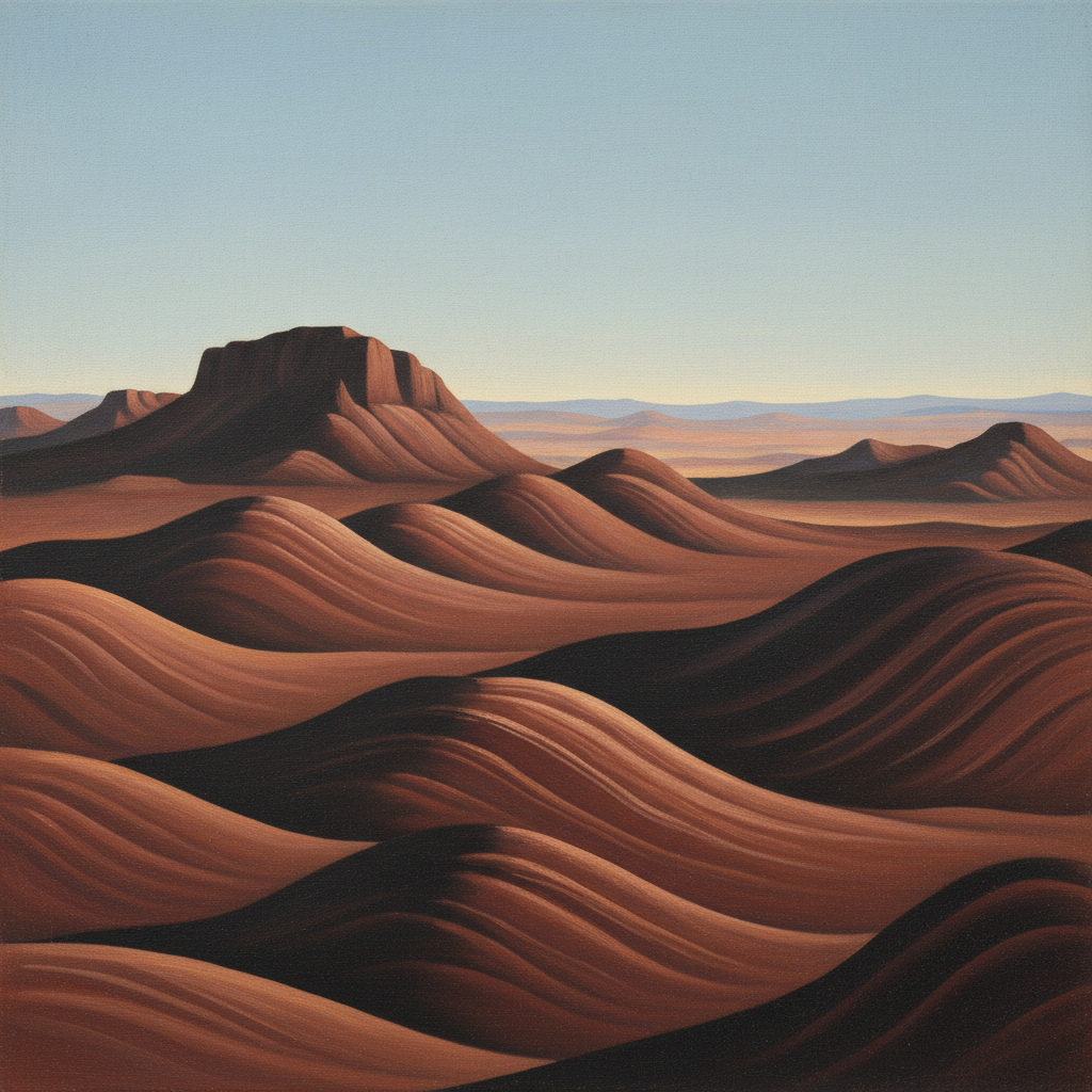 Black Mesa Landscape, New Mexico — Georgia O'Keeffe