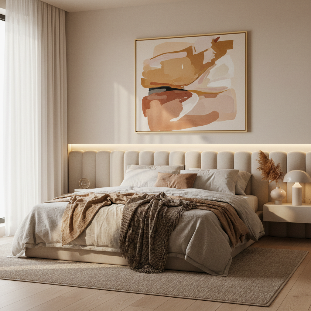 Hanging Art Above a Bed: The Definitive Guide to Heights and Sizes