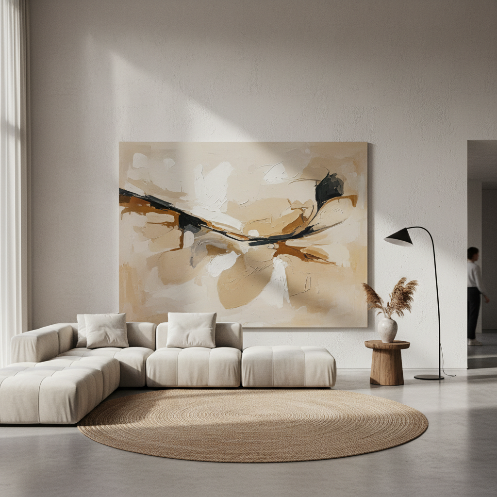 Making a Statement: The Allure of Oversized Canvas in Modern Interiors