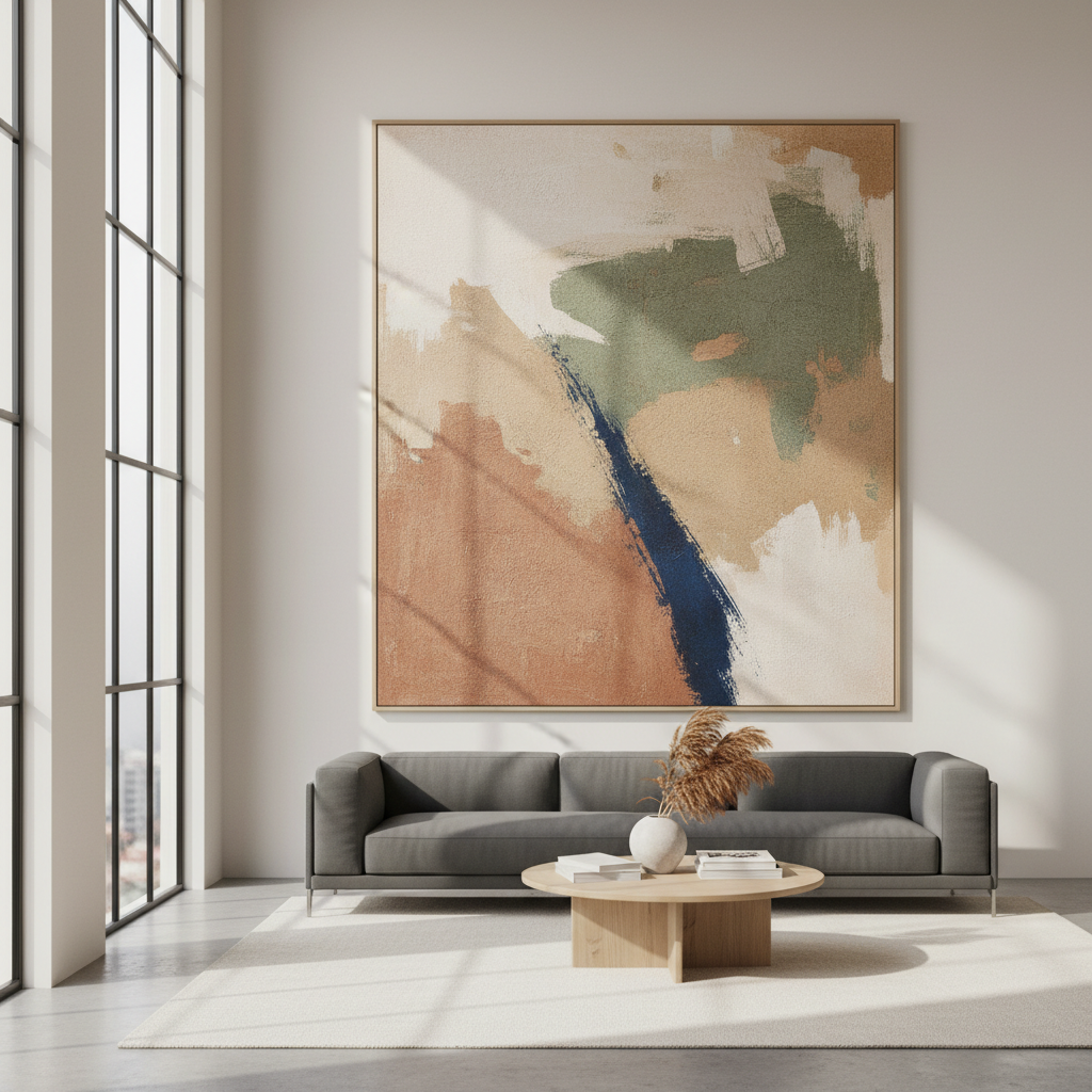 Making a Statement: The Case for Oversized Canvas in Modern Interiors