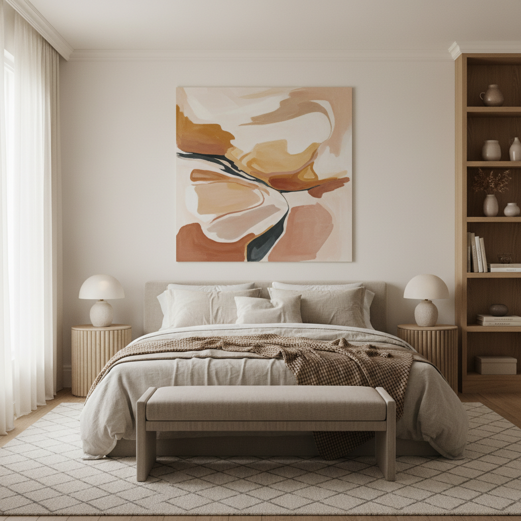 Mastering the Art of Hanging Above Your Bed: Heights, Sizes & Proportions